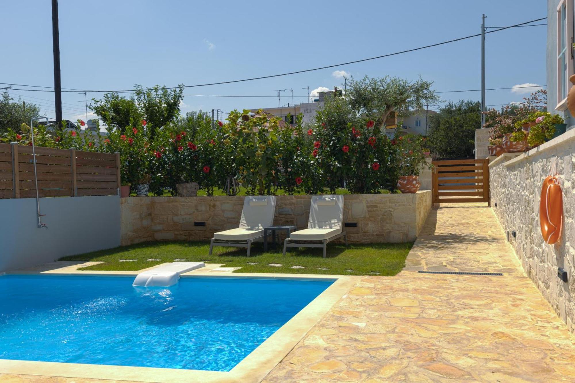 Sun Flower Villas With Sea View Агия-Марина Экстерьер фото